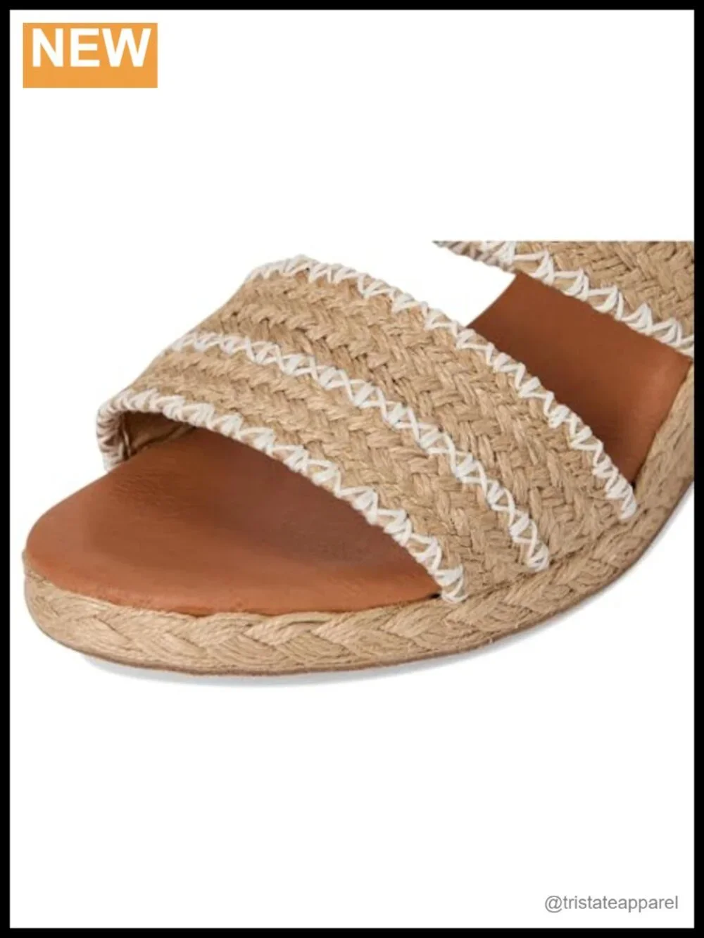 Wedge Sandal Leather Lined Jute Slip On Platform Comfort